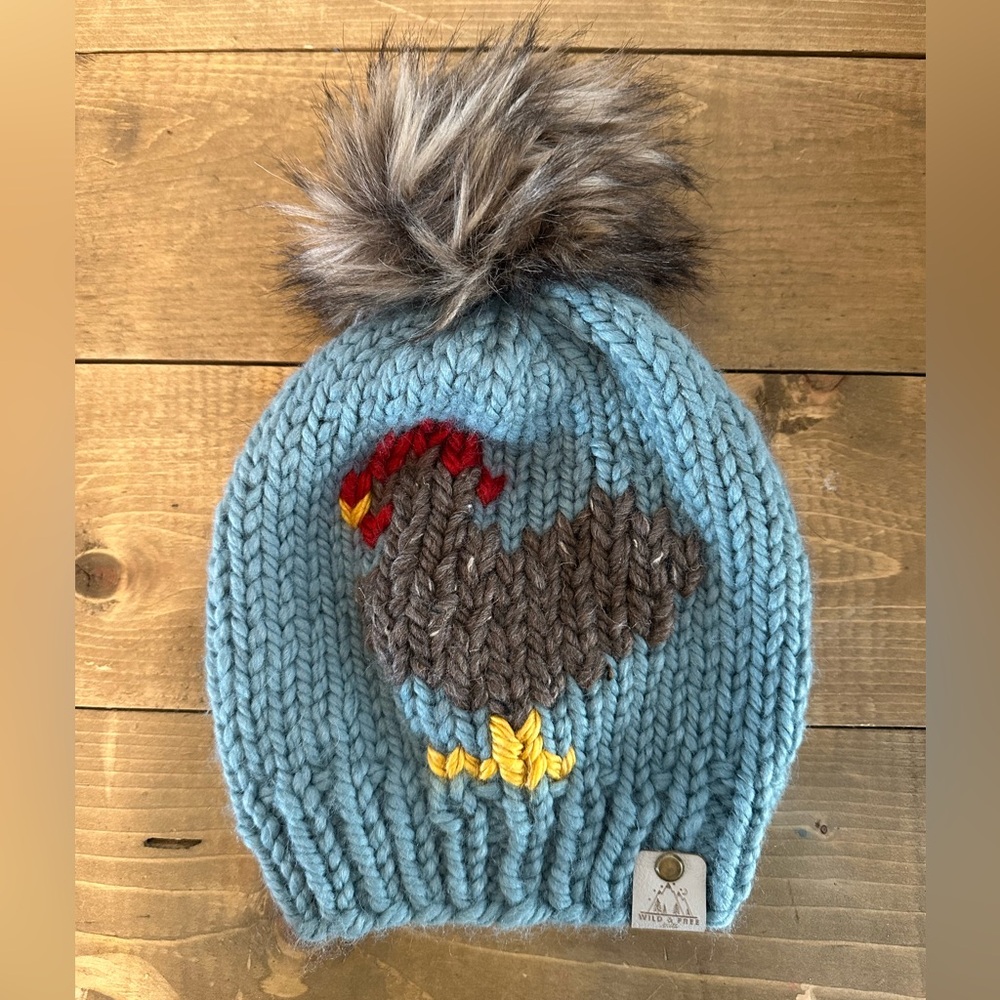 Wild and Free Chicken Beanie